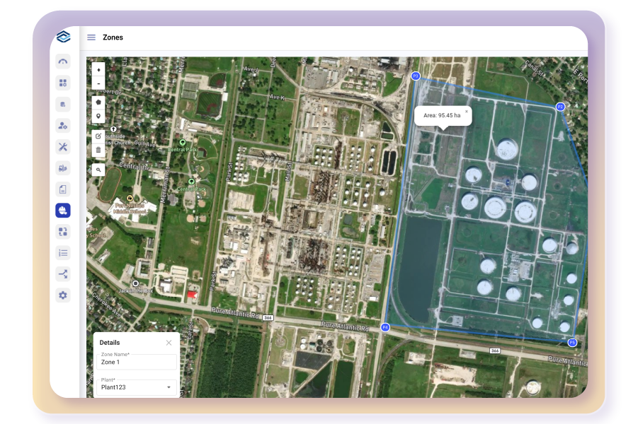 Identify Production Zones of Operators